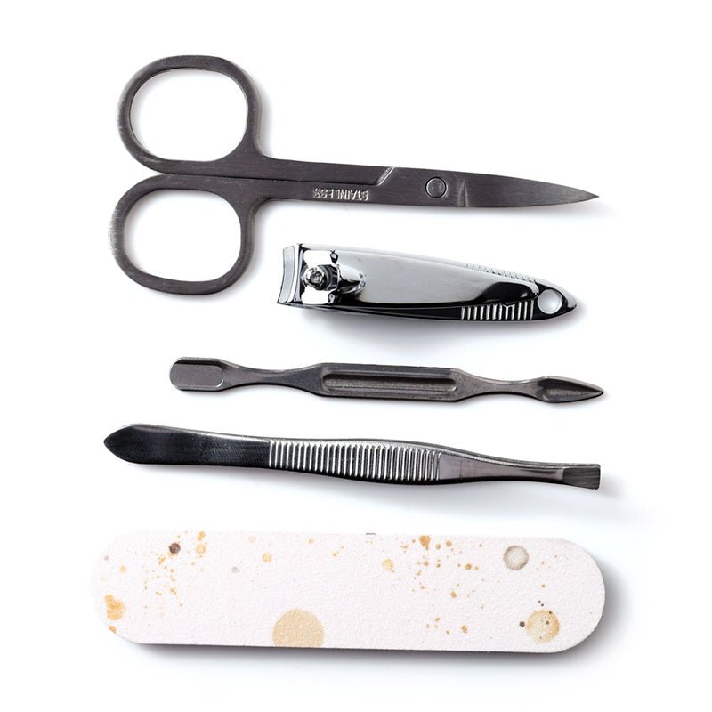 Jan Pashley Stag 5 Piece Round Manicure Set - Gift Arch