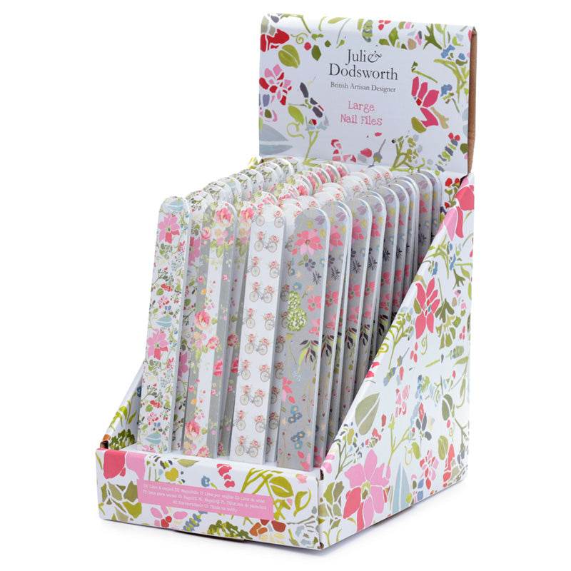 Julie Dodsworth Pink Botanical Nail File - Gift Arch