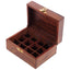 Sheesham Wood Essential Oil Box Design 1 (Holds 12 Bottles) - Gift Arch