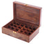 Sheesham Wood Essential Oil Box Design 1 (Holds 24 Bottles) - Gift Arch