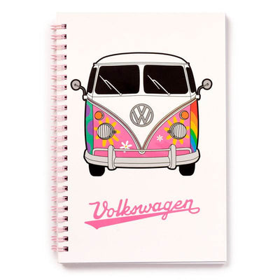 Volkswagen VW T1 Camper Bus Summer Spiral Bound A5 Notebook - Gift Arch