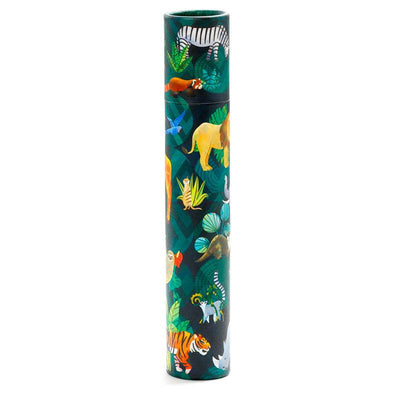 Animal Kingdom Large Pencil Pot with 12 Colouring Pencils - Gift Arch