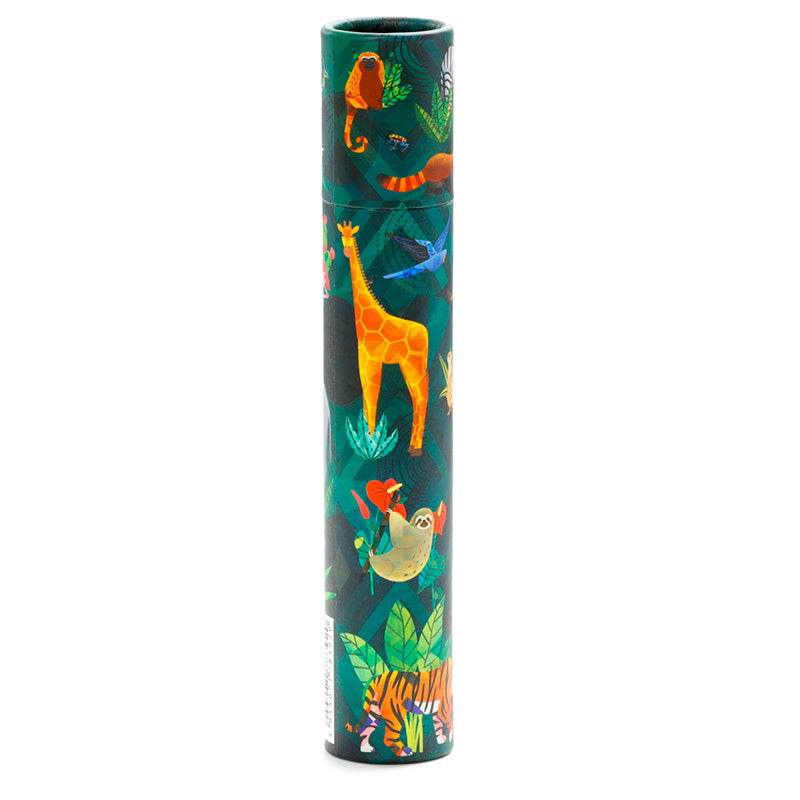 Animal Kingdom Large Pencil Pot with 12 Colouring Pencils - Gift Arch