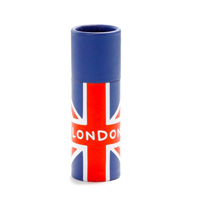 Union Jack Pencil Pot with 12 Colouring Pencils - Gift Arch