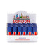 Union Jack Pencil Pot with 12 Colouring Pencils - Gift Arch