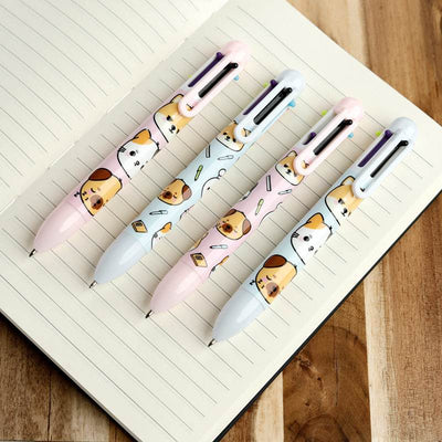 Adoramals Pets Multi Colour Pen (6 Colours) - Gift Arch