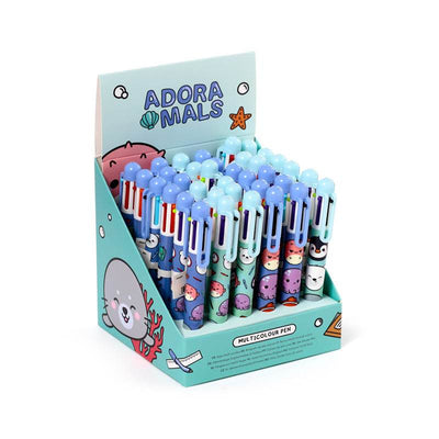 Adoramals Sealife Multi Colour Pen (6 Colours) - Gift Arch
