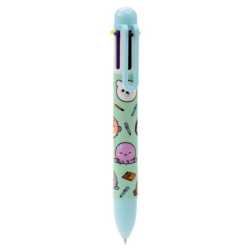 Adoramals Sealife Multi Colour Pen (6 Colours) - Gift Arch