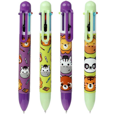 Adoramals Wild Multi Colour Pen (6 Colours) - Gift Arch