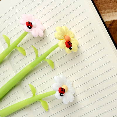 Botanical Gardens Ladybird Flower Fine Tip Pen - Gift Arch
