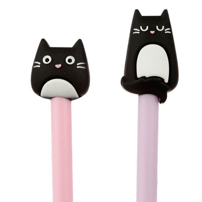 Feline Fine Black Cat Fine Tip Pen - Gift Arch