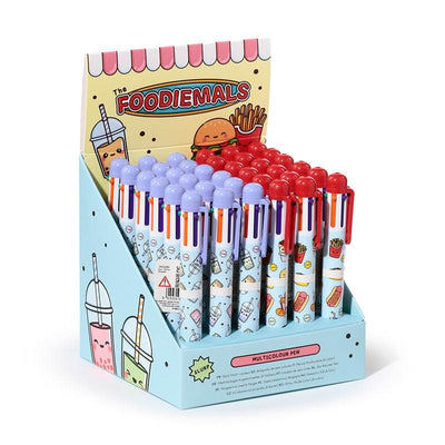 Foodiemals Multi Colour Pen (6 Colours) - Gift Arch
