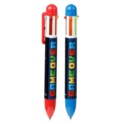 Game Over Multi Colour Pen (6 Colours) - Gift Arch