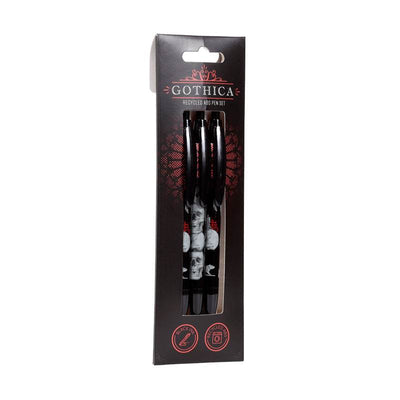 Gothica Recycled ABS (RABS) Pen Set of 3 - Gift Arch