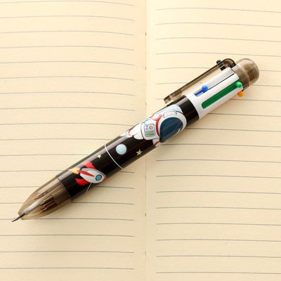 Hello Space Multi Colour Pen (6 Colours) - Gift Arch
