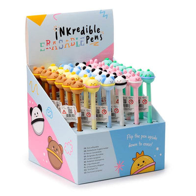 Inkredible Erasable Pen with Cute Animal Topper - Gift Arch