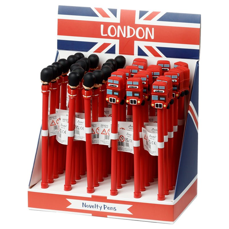 London Souvenir Guardsman & Routemaster Bus Fine Tip Pen - Gift Arch