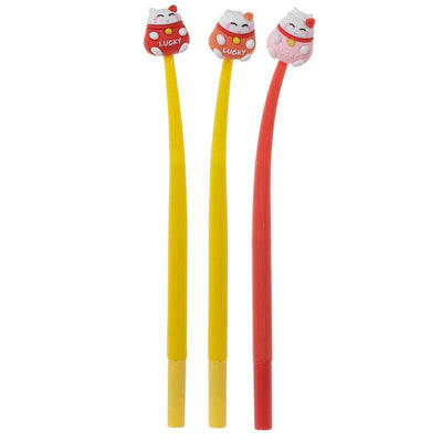 Maneki Neko Lucky Cat Fine Tip Pen - Gift Arch