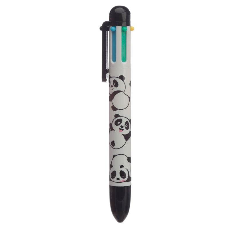 Panda Multi Colour Pen (6 Colours) - Gift Arch