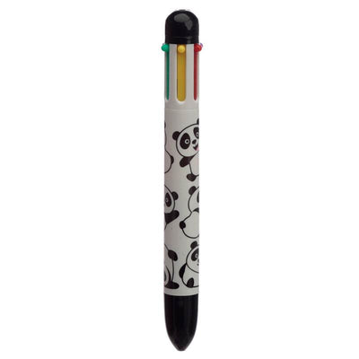 Panda Multi Colour Pen (6 Colours) - Gift Arch