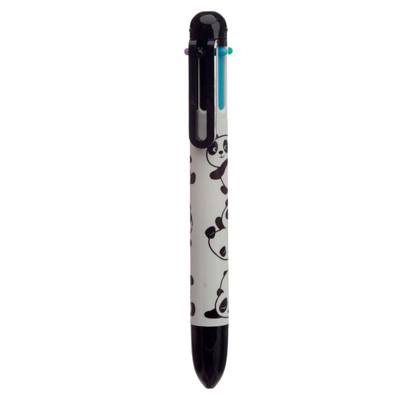 Panda Multi Colour Pen (6 Colours) - Gift Arch