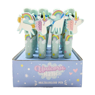 Unicorn Magic Multi Colour Pen with Charm (6 Colours) - Gift Arch