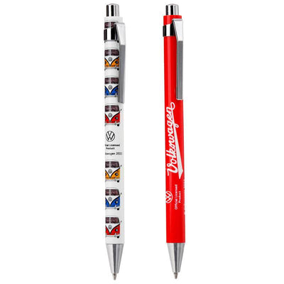 Volkswagen VW T1 Camper Bus Pen Twin Set - Gift Arch
