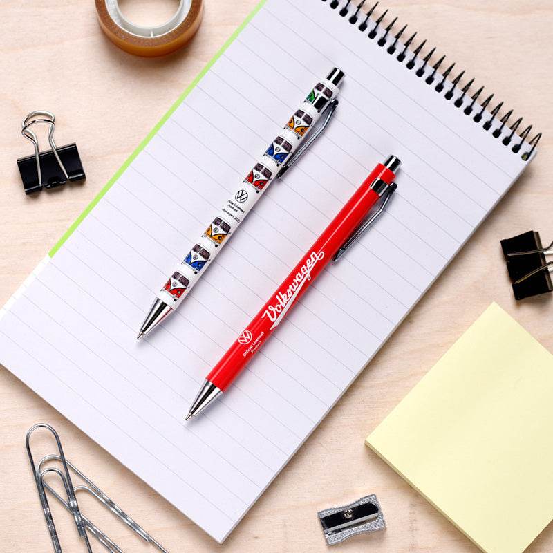 Volkswagen VW T1 Camper Bus Pen Twin Set - Gift Arch