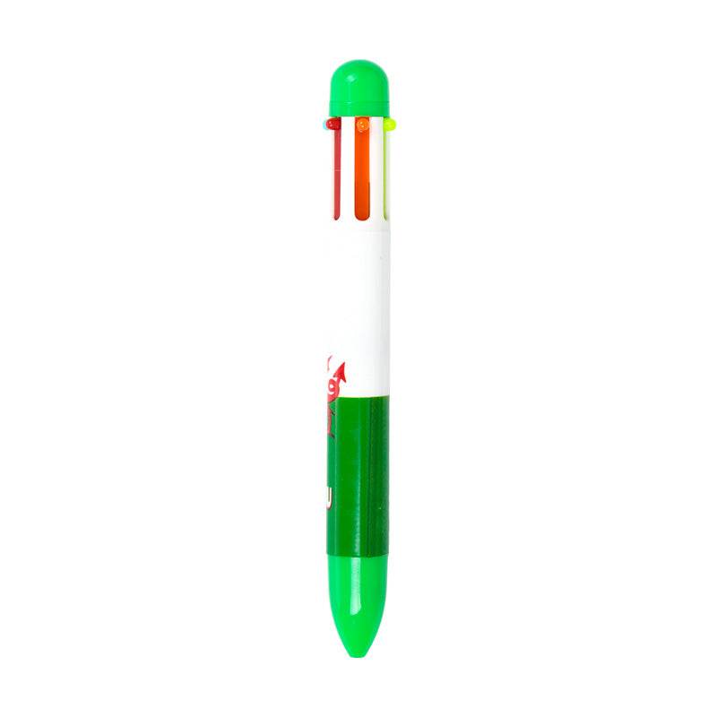 Welsh Dragon Wales (Cymru) Souvenir Multi Colour Pen (6 Colours) - Gift Arch