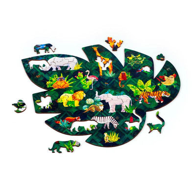 Animal Kingdom 130pc Shaped Jigsaw Puzzle - Gift Arch