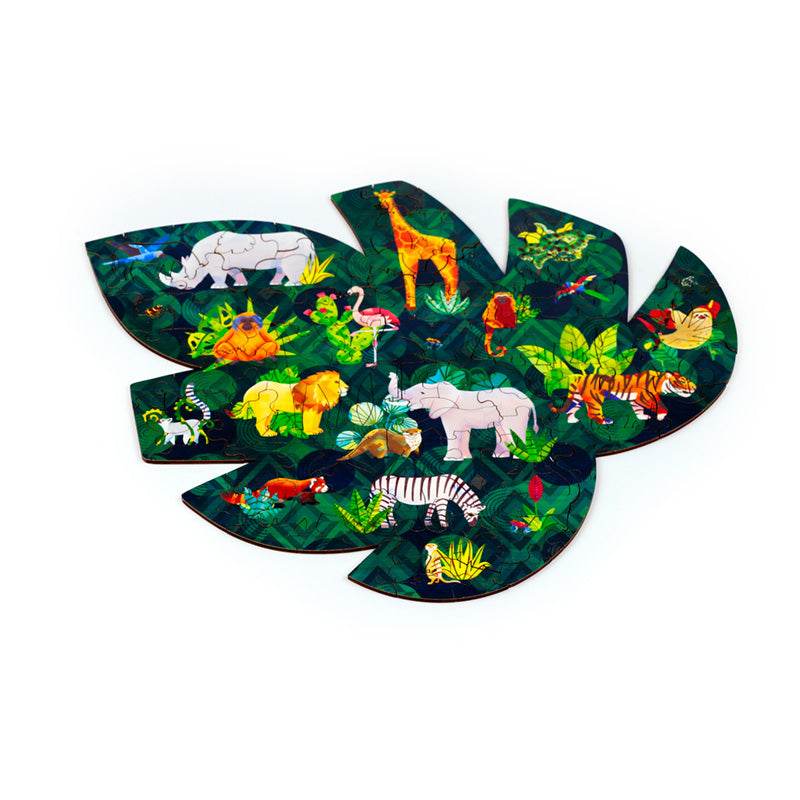 Animal Kingdom 130pc Shaped Jigsaw Puzzle - Gift Arch