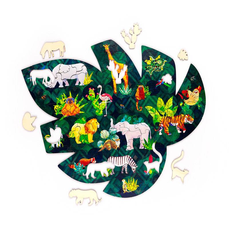 Animal Kingdom 130pc Shaped Jigsaw Puzzle - Gift Arch