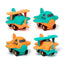 Bioplastic Aeroplane Friction Push Along Toy - Gift Arch