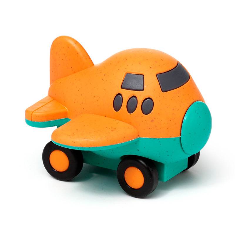 Bioplastic Aeroplane Friction Push Along Toy - Gift Arch