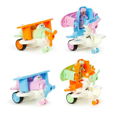 Bursting Aeroplane Friction Push/Pull Action Toy - Gift Arch