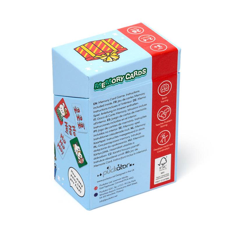 Christmas Adoramals Kids Memory Card Set - Gift Arch