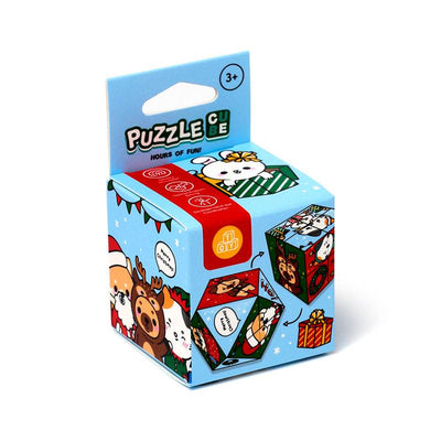 Christmas Adoramals Puzzle Cube Toy - Gift Arch