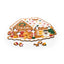 Christmas Gingerbread Baker Street Shaped 130pc Shaped Jigsaw Puzzle - Gift Arch