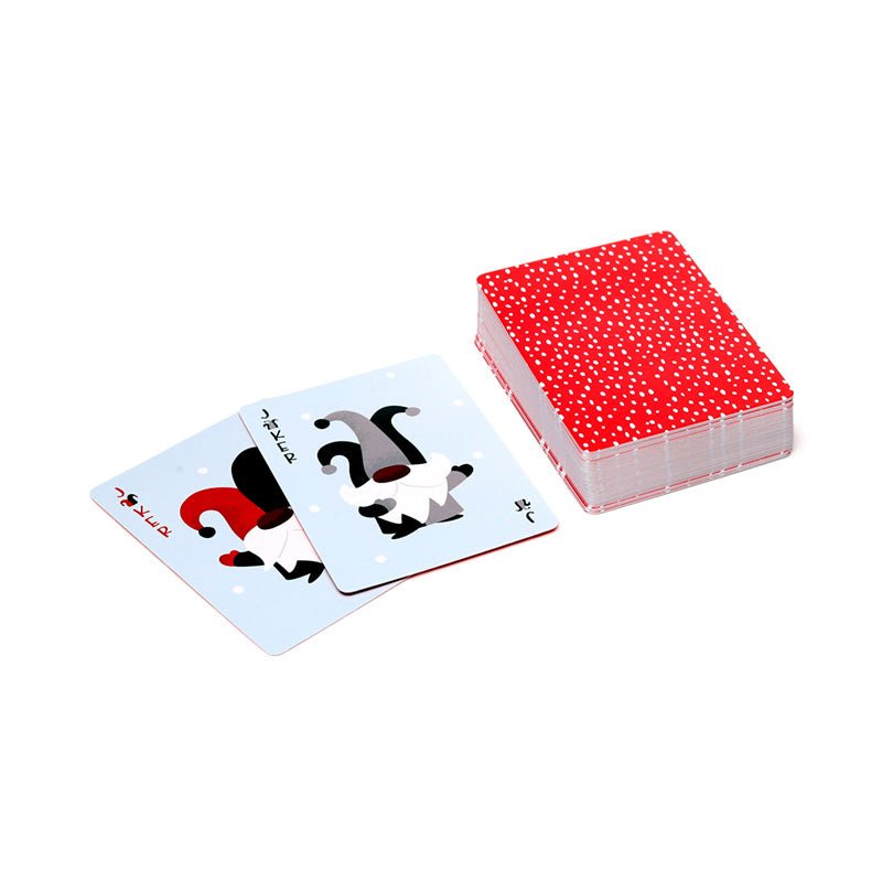 Christmas Gonk Standard Playing Card Deck - Gift Arch
