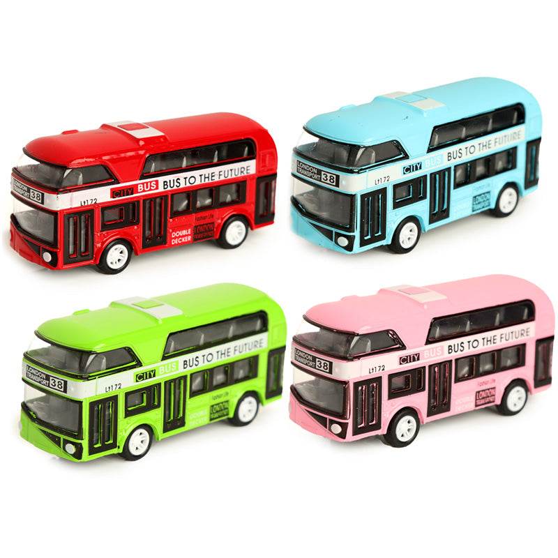 City Bus Pull Back Action Toy - Gift Arch