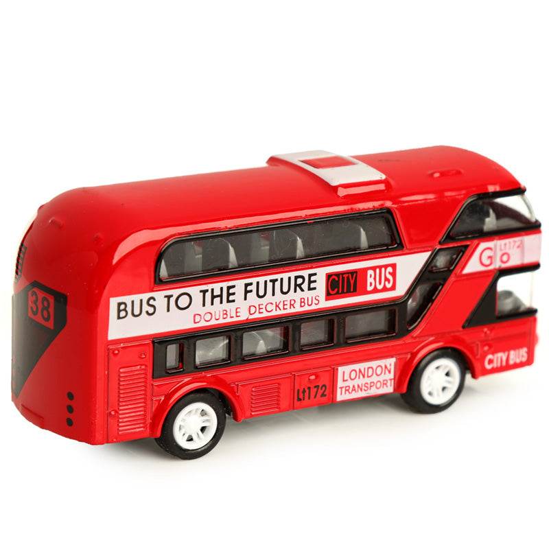 City Bus Pull Back Action Toy - Gift Arch