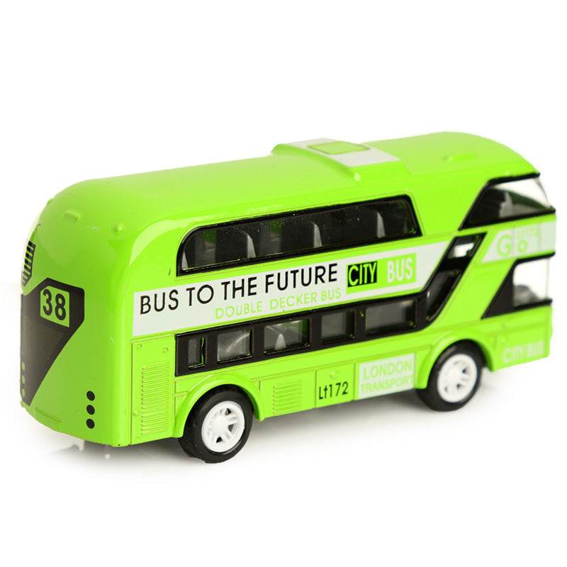 City Bus Pull Back Action Toy - Gift Arch