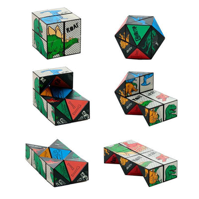 Dinosauria Puzzle Cube Toy - Gift Arch