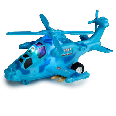 Helicopter Friction Light Up & Sound Push/Pull Action Toy - Gift Arch