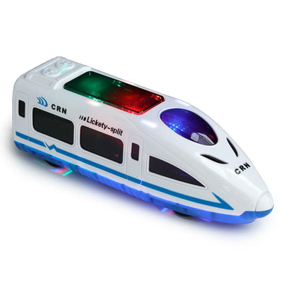 High Speed Train Friction Light Up & Sound Push/Pull Action Toy - Gift Arch