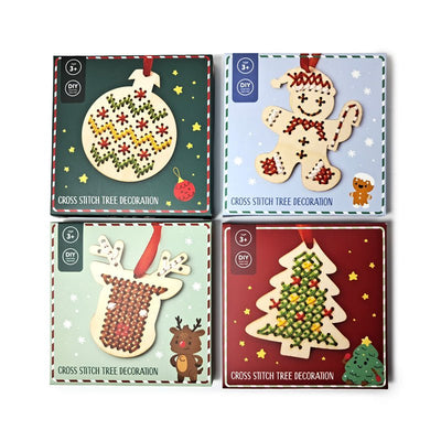 Jingle Bunch Christmas Cross Stitch DIY Decoration - Gift Arch