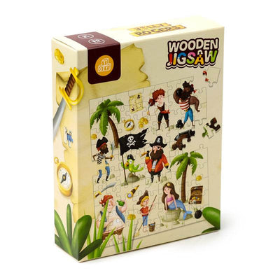 Jolly Roger Pirates 90pc Kids Jigsaw Puzzle - Gift Arch