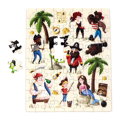 Jolly Roger Pirates 90pc Kids Jigsaw Puzzle - Gift Arch