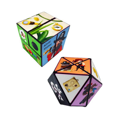 Jolly Rogers Pirate Puzzle Cube Toy - Gift Arch