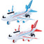Jumbo Jet Aeroplane Friction Light Up & Sound Push/Pull Action Toy - Gift Arch